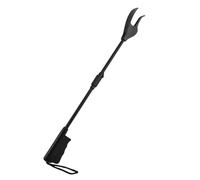 COLLBATH Long-Handle Reacher Grabber Tool for Elderly and Pregnant Women 28-inch Black Trash Picker and Item Grabber for No-Bend Picking and Daily Assistance