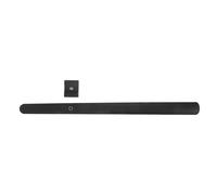 COLLBATH Long Handled Shoe Horn Magnetic Easy Mount Polished Wooden Surface Reusable Tool for Elderly and Pregnant Women Bedroom Use 55cm Black
