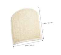 COLLBATH Loofah Exfoliating Bath Glove Dual Sided Body Scrub Mitt for Deep Cleansing and Firm Texture Shower Scrubbing Glove for Adults Back Neck Shoulder Foot Cleaning