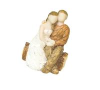 COLLBATH Love Figurines Couple Figurine Resin Cake Decoration Cake Decorative Accessory Statue Decor Husband Wife Statue Lover Sculpture Anniversary Cake Toppers Accessories Wedding