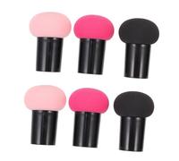 COLLBATH Makeup Sponges Synthetic Material Mushroom Shape Powder Puff Set 6pcs That Do Not Eat Powder Or Fade Cosmetic Foundation Blending Tools for Wet and Dry Use for Women and Girls