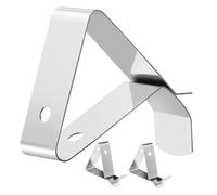 COLLBATH Meat Thermometer Probe Clip Stainless Steel Temperature Pot Clip Holder for Grill Cooking Accurate Temperature Monitoring 3pcs Set