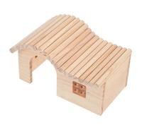 COLLBATH Medium Pet House for Hamsters Guinea Pigs and Hedgehogs Comfortable Retreat with Multifunctional Layout and Easy Cleaning for Small Animals