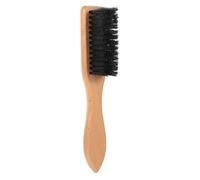 COLLBATH Men's Beard Shaving Brush with Portable Bristle and Wooden Handle Comfortable Grip Small Beard Styling Tool for Grooming and Shaping Facial Hair
