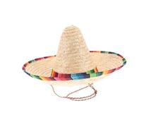 COLLBATH Mexican for Party Sombrero Fiesta Child Sombrero with Drawstring Authentic Mexican Theme Decorations Party Highlights