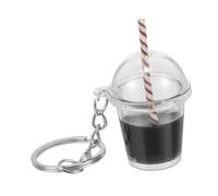 COLLBATH Milk Tea Keyring Kawaii Keychain Bubble Tea Accessories Handbag Pendant Charms Car Keyring Pendant