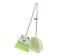 COLLBATH Mini Broom and Dustpan Set for Cartoon Pig Design Ergonomic Dustpan and Broom Kit Pet and Materials Promotes Interaction and Housework Skills Development