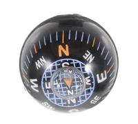 COLLBATH Mini Car Dashboard Ball Compass for Accurate Navigation and Precise Directional Guidance, Black Plastic Spherical Compass Suitable, Outdoor Adventures, Camping, and Motorcycle