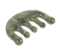 COLLBATH Mini Jade Scalp Comb for Hair Massage Smooth Detangling Suitable for All Hair Types Lightweight Portable Jade Brush for Women and Men