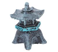 COLLBATH Mini Japanese Garden Decor Stone Lantern Fish Tank Sculpture Bonsai Ornament for Pavilion Statue Decor Outdoor Accessories