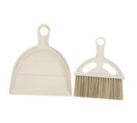 COLLBATH Mini Keyboard Cleaning Brush with Dustpan Portable Desktop Broom for Household Car Interior and Electronic Devices Lightweight Tool for Dust Hair and Debris Removal