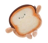 COLLBATH Mini Purse in Toast Bread Shape Novelty Purse Cartoon Design for Small Essentials