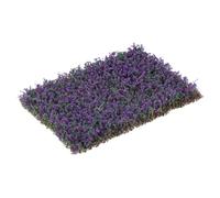COLLBATH Miniature Artificial Grass Clusters Purple Detailed Model Plant for DIY Railway Scenery Landscape Realistic Miniature Grass for Train Layouts Fairy Garden Decor
