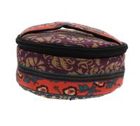 COLLBATH Multigrid Portable Essential Oil Storage Bag Canvas Travel Case for Bottles Lightweight Handy Organizer with Colorful Design for Aromatherapy Go Use