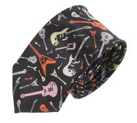 COLLBATH Musical Notes Tie for Men Formal Business Neck Tie Music Notes Design for Christmas Occasions and Weddings