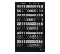 COLLBATH Nail Chart Removable Magnetic Palette for Nail Art Sample Display Organizer for Manicure Salon Acrylic Fingernail Tip Showing Board