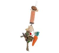 COLLBATH Natural Corn Chew for Rabbits Guinea Pigs Hamsters Small Pets Dental Care Hanging Snack to Reduce Boredom and Protect Furniture From Biting