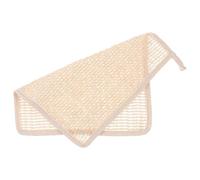 COLLBATH Natural Cotton Linen Exfoliating Bath Scrubber Double-sided Shower Towel for Travel and Body Cleansing Gentle Skin Purifying Cloth for Back Neck Shoulders Safe and Convenient Spa