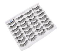COLLBATH Natural False Eyelashes Volume Manual Polishing Black Cosmetic Eyelashes for Makeup Supplies for Eye Extension Looks