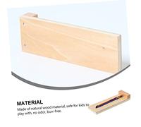 COLLBATH Natural Wood Hair Braiding for Safe Educational Braiding Tool to Develop Patience and Fine Motor Skills Creative Hair Plaiting Learning for Boys and Early Education