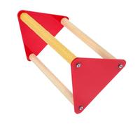 COLLBATH Natural Wood Parrot Perch Stand Paw Grinding Platform for Chickens Birds Sturdy Playground for Indoor Use Easy Installation Unique Design for Budgies Cockatiels Conures
