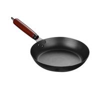 COLLBATH Nonstick Frying Pan Iron Wok 26cm Non Stick Cookware for Gas Stove Small Kitchen Pan for Stir-Fry and Pancakes