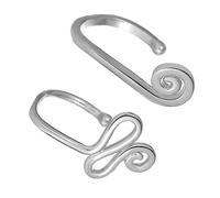 COLLBATH Nose Rings Steel Helix Piercing Jewelry Hoop U-shape Nose Ring Set for Parties