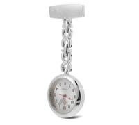 COLLBATH Nurse Pocket Watch Brooch Clip Glowing Decorative Fob Watch for Healthcare Professionals Stylish Night Glow Design for Nurses and Doctors