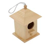 COLLBATH Outdoor Bird Nest House Durable Garden Feeder for Small Birds Canary Parrot Lark Yellowbird Safe Natural Living Place and Decorative