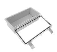 COLLBATH Outdoor Junction Box Waterproof Project Box for Cable IP67 White ABS Easy to Use Electrical Enclosure for Indoor Underground Projects