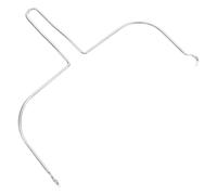 COLLBATH Oven Grill Chicken Holder Anti-Scald Chicken Picking Fork Silver Electroplated Iron for Air Fryer and Rotisserie Grill Kitchen Supplies