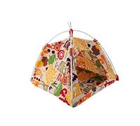 COLLBATH Parrot Toy Bird Hammock Pet Hanging Cave Nest Bed Bright Colors for Animals