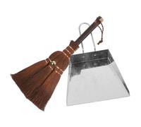 COLLBATH Pet Cage Cleaning Supplies Set Multi-Function Dustpan and Whisk Broom for Household Use for Pet Waste Management and Home Cleaning