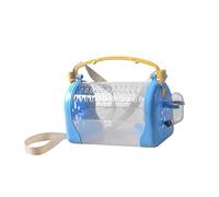 COLLBATH Pet Carrier Trolley Hamster Hedgehog Box Pet Portable Bag Observation Window Color