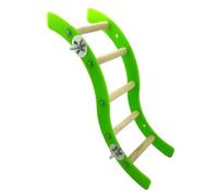 COLLBATH Pet Hamster Ladder Acrylic Mini Wavy Climbing Ladder for Small Birds Hamsters Funny Playing Toy for Boredom Breaker Bird Toy Parrot