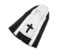 COLLBATH Pet Nun Costume Funny Cat and Dog Cosplay Outfit for Halloween Festivals and Photoshoots Eye Catching Design Soft Breathable Multi Occasion Wear