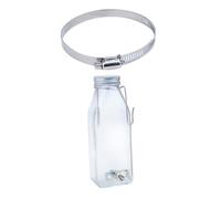 COLLBATH Pet Waterer 350ml Glass Drinking Bottle for Rabbits Small Pets Quiet Pin Design