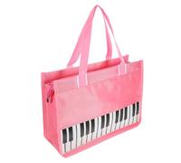 COLLBATH Piano Keys Handbag Music Sheet Storage Fashionable Music Score Bag Compact Storage Pouch