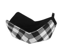 COLLBATH Plaid Cotton Microwave Bowl Holder Heat Insulated Soup Cozy Holder for Safe Handling and Temperature Maintenance Reusable Fabric Potholder for Kitchen Use and Baking Protection