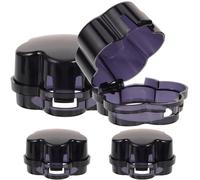 COLLBATH Plastic Gas Stove Knob Covers Resistant to Corrosion 4pcs Safety Protection for Kitchen Safety Boys