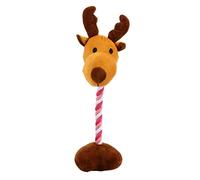 COLLBATH Plush Pet Chew Interactive Cat and Dog Plush Doll for Christmas Fun Lightweight and Durable for Playtime and Bonding with Pets
