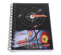 COLLBATH Portable Archery Score Notebook with Spiral Bound Design for Compound Bow Use, Featuring Easy Data Entry and Performance Analysis, for Archery Range and Tournament Tracking