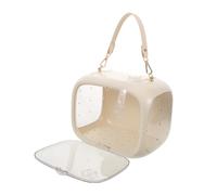 COLLBATH Portable Bird Travel Carrier Cage with Mesh Ventilation Lightweight Secure Parakeet Cockatiel Finches Transport Bag for Small Birds and Pets