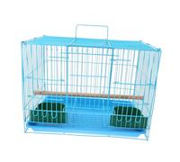 COLLBATH Portable Birdcage Small for Parrots Bird Carrier with Toilet Tray Indoor Bird Cage Travel-friendly Comfortable Habitat