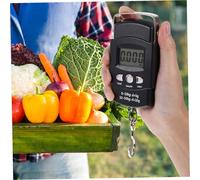 COLLBATH Portable Electronic Hanging Spring Scale with Tape Measure High-precision Multi-unit Weight Scale for Fishing Luggage Kitchen and Travel Use