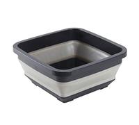 COLLBATH Portable Folding Washbasin with Non-slip Bottom Collapsible Household Washing Bowl for Travel Outdoor Foot Wash Space-saving and Easy to Clean