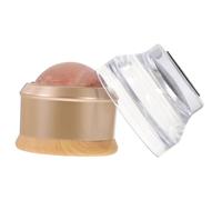 COLLBATH Portable Handheld Salt Roller Massager for Muscle Relaxation and Lightweight Spa Face and Body Massage Tool for Neck Back and Travel Use Gold Himalayan Salt Material