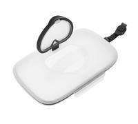 COLLBATH Portable Heart-Shaped Wipe Holder with Comfortable Grip, Pp Material Refillable Wipes Dispenser, Gentle on Baby's Delicate Skin, for Travel and Home Use