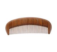COLLBATH Portable Retro Wooden Hair Comb for Scalp Massage Fine Tooth Verawood Hairdressing Tool for Detangling Reducing Hair Breakage