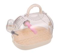 COLLBATH Portable Small Parrot Carrier Cage with Secure Locking System and Detachable Perch Lightweight Cage for Budgies Canaries Lovebirds Suitable for Outdoor Trips and Transport